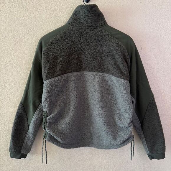 Kuhl Elixir Jacket Womens Size Small Moss Green Fleece Mixed Media Soft Full Zip - Picture 11 of 16